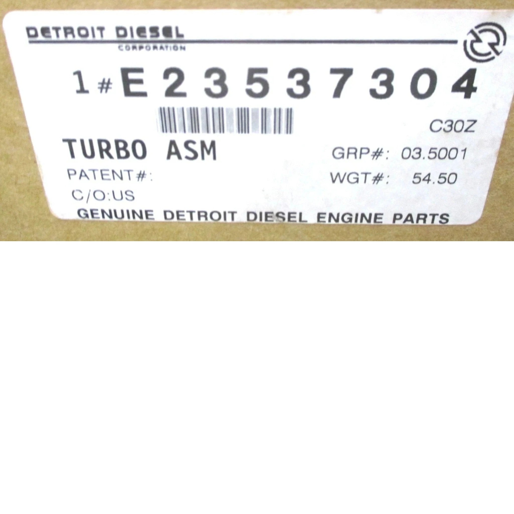 714789-0003 Genuine Garrett Turbocharger