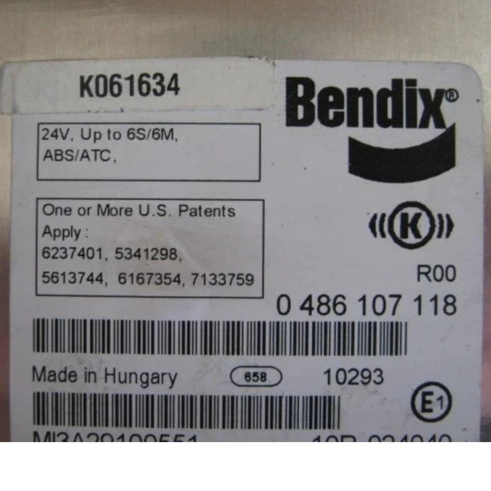 K228982SC000 Genuine Bendix ECU Electronic Control Unit Antilock Brakes