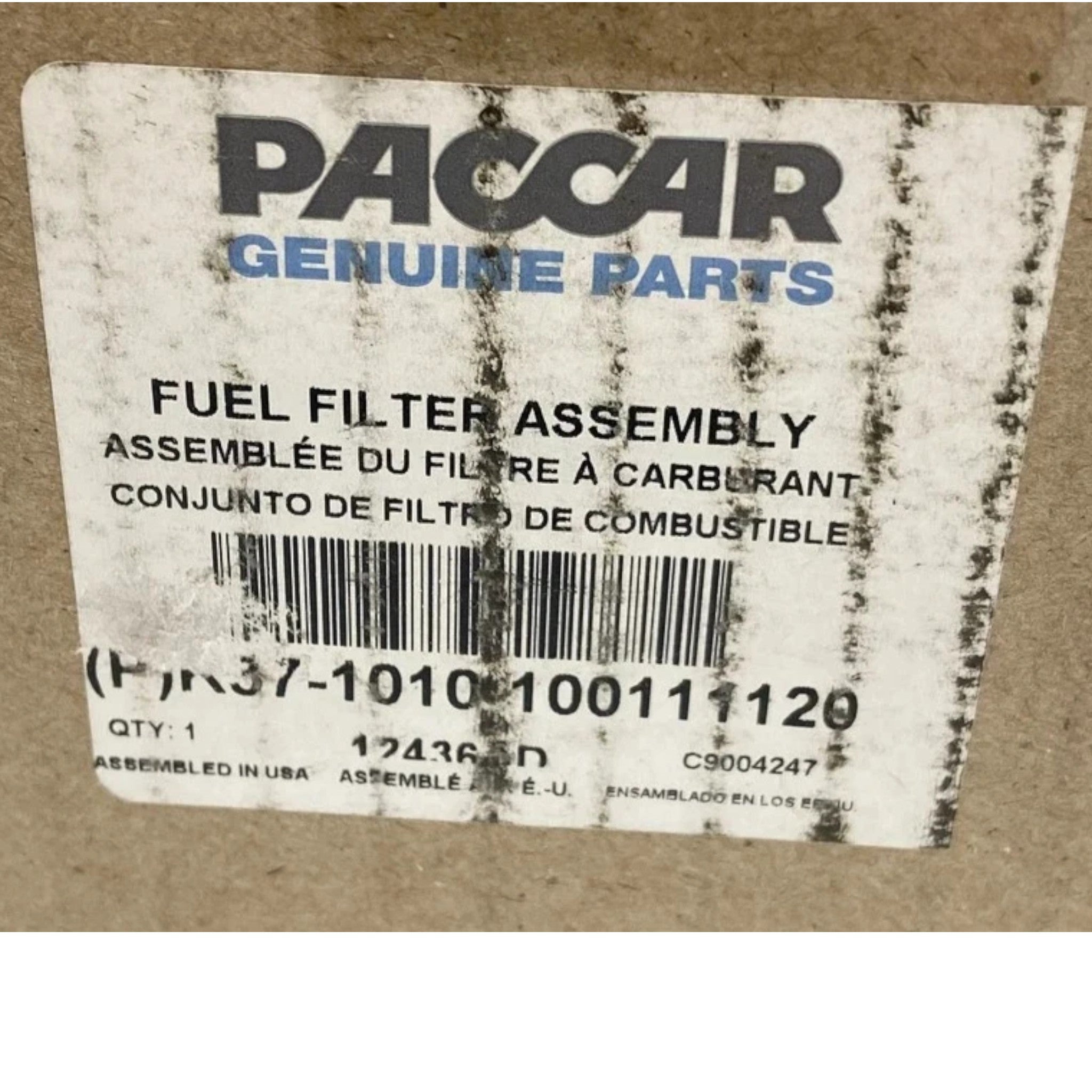 K37101010011120 Genuine Paccar Fuel Filter Assembly