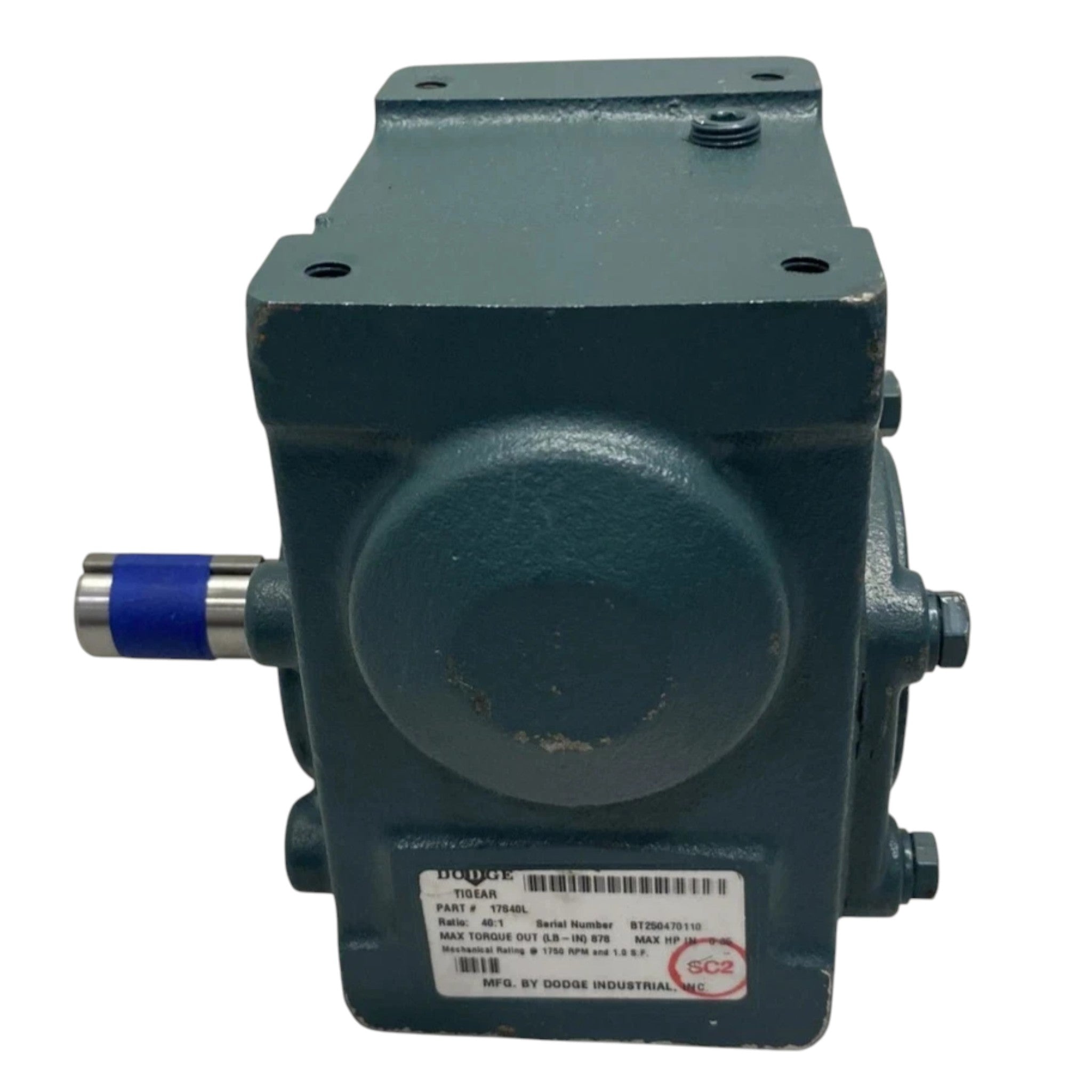 17S40L Genuine Dodge Worm Gear Speed Reducer
