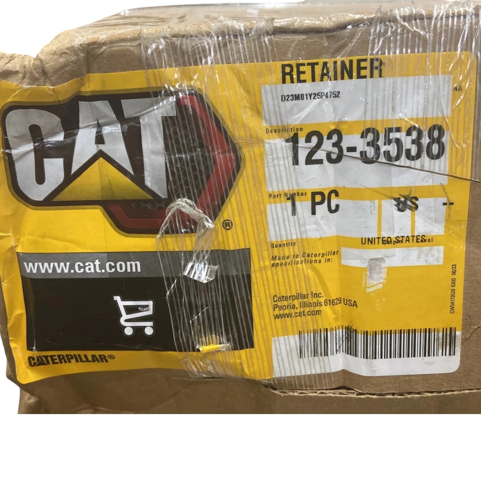 1233538 Genuine CAT Friction Disc Retainer