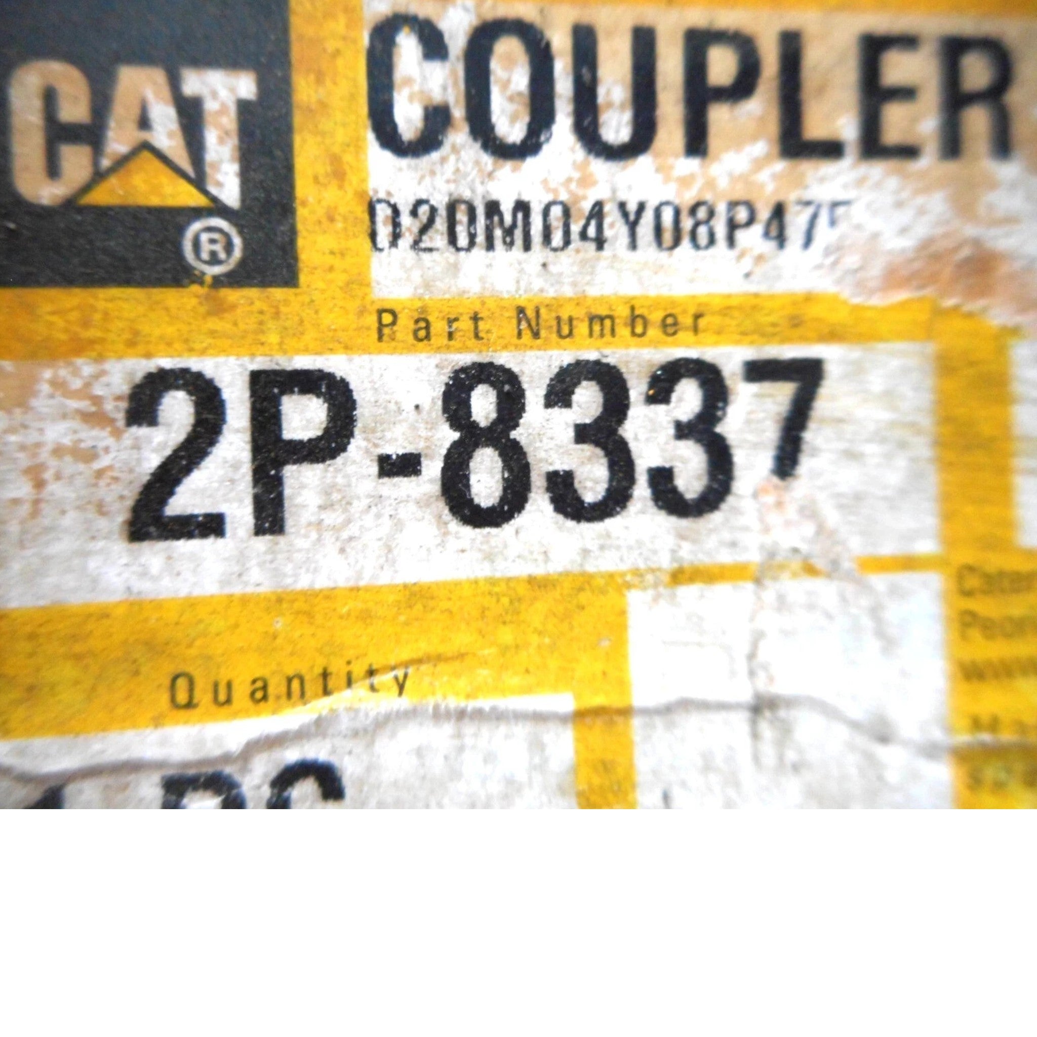 2P8337 Genuine CAT Quick Disconnect Coupler