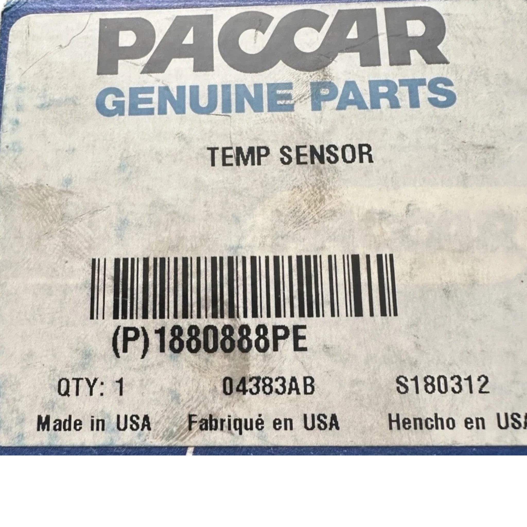 1842792 Genuine Cummins EGT Exhaust Gas Temperature Sensor