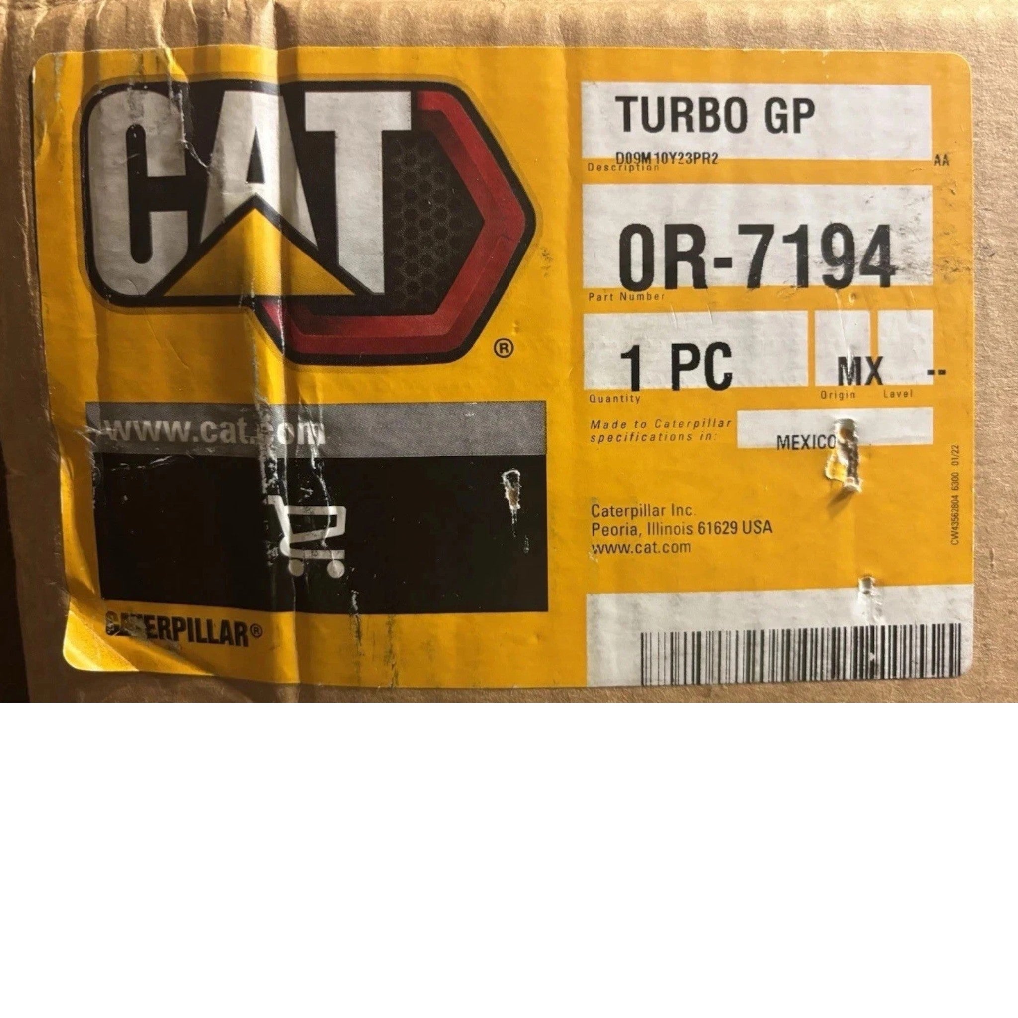0R-7194 Genuine CAT Turbocharger