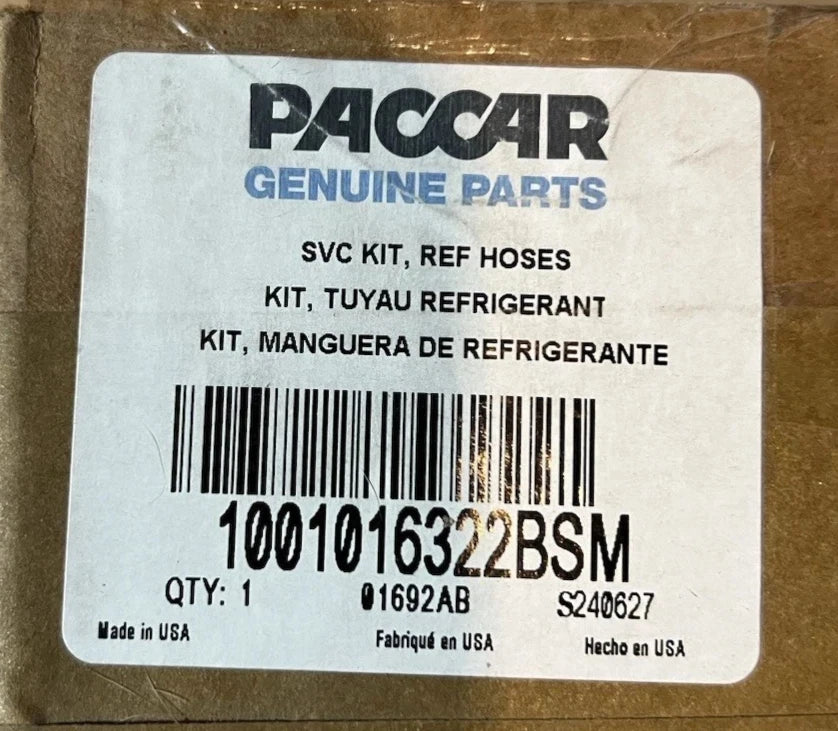 Genuine Paccar Refrigerant Hose Kit