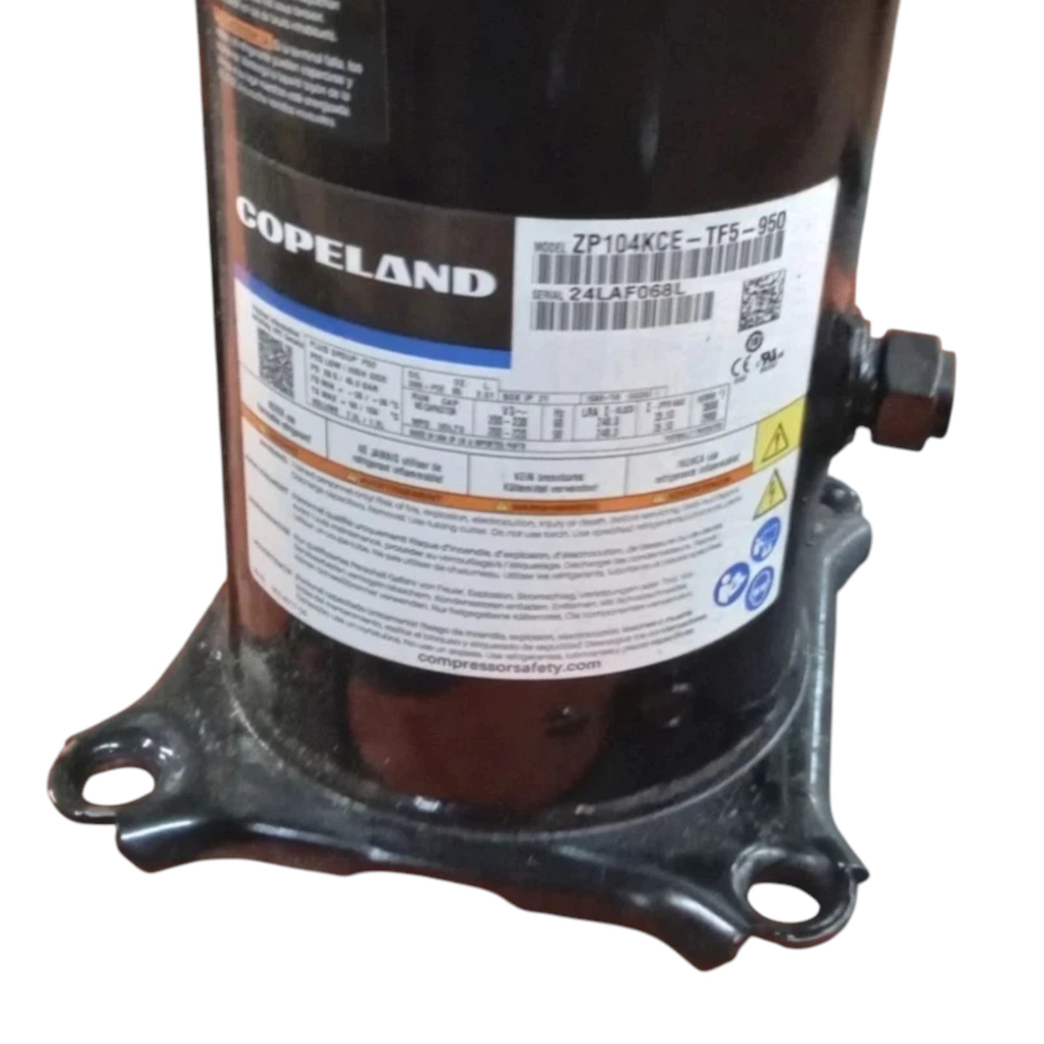 ZP104KCETF5950 Copeland Scroll Compressor 200-230V