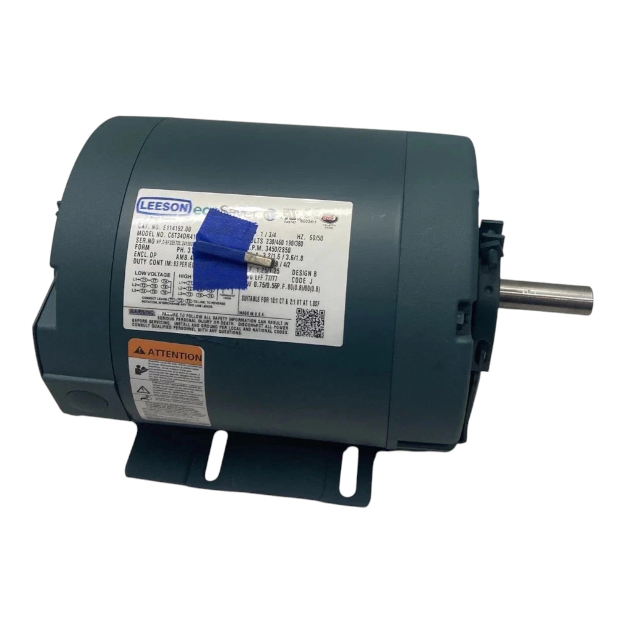 Genuine Leeson General Purpose Motor 230-460V