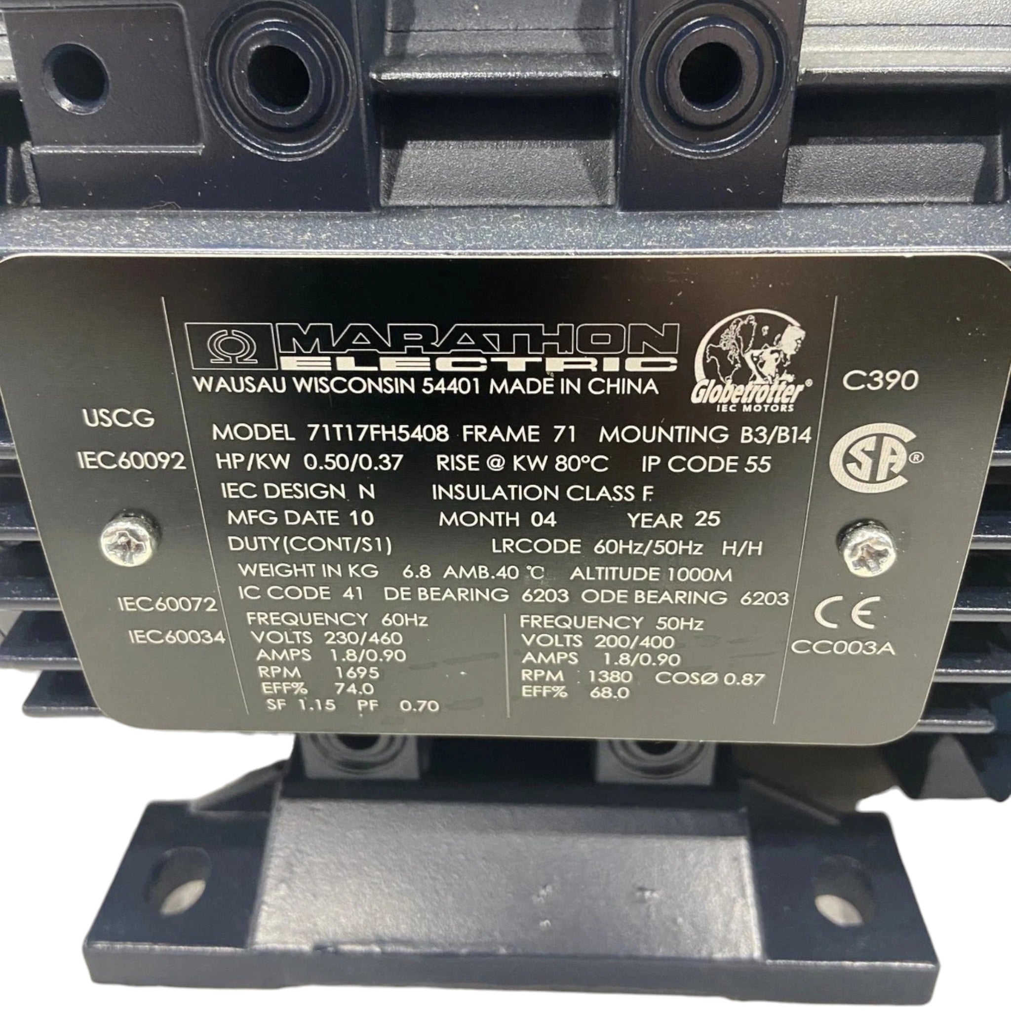 71T17FH5408 Marathon General Purpose Electric Motor 230-460V