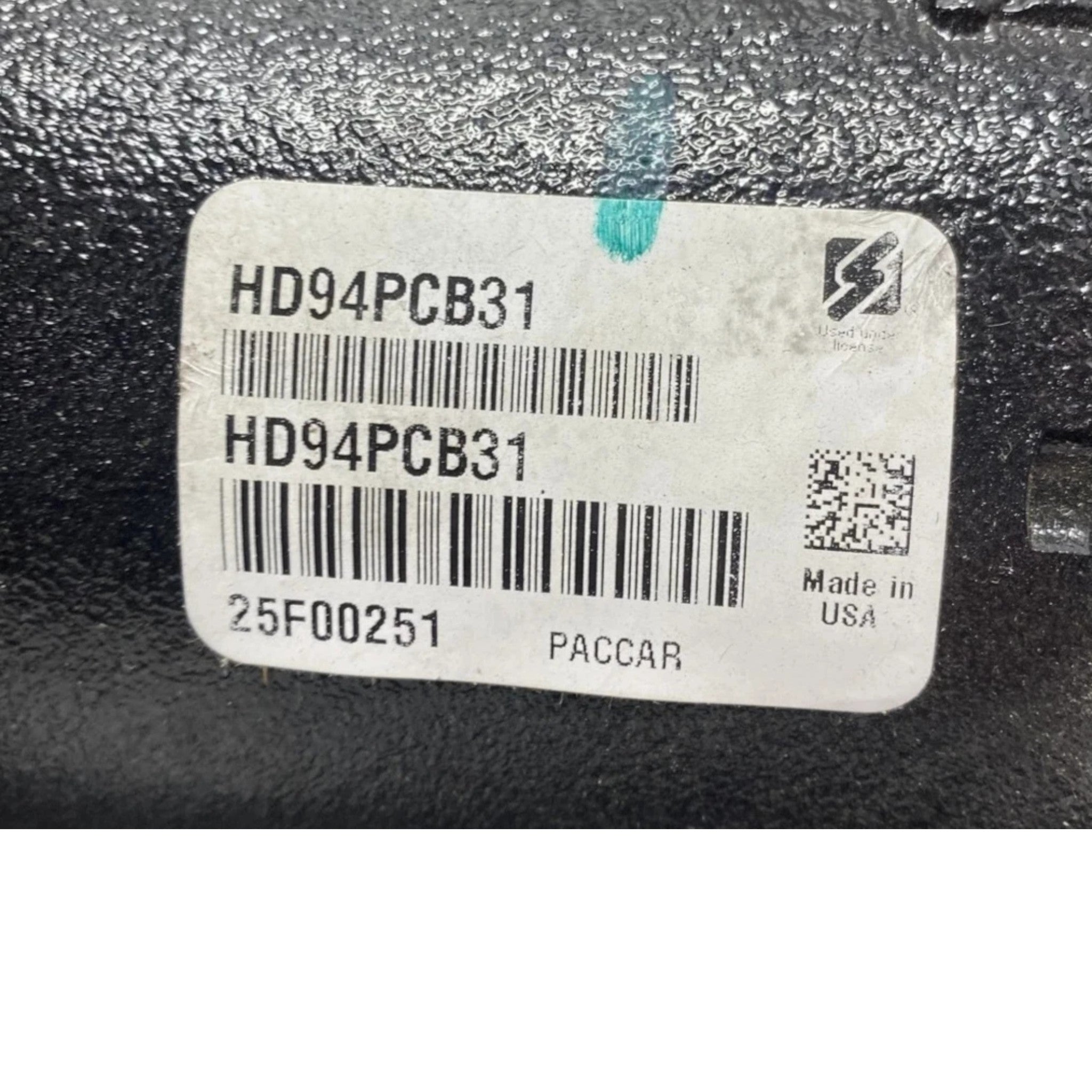 HD94-PCB31 Genuine Paccar Steering Gear