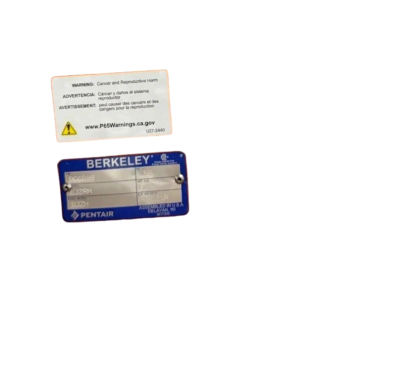 B66899 Berkeley Centrifugal Frame Mount Water Truck Pump