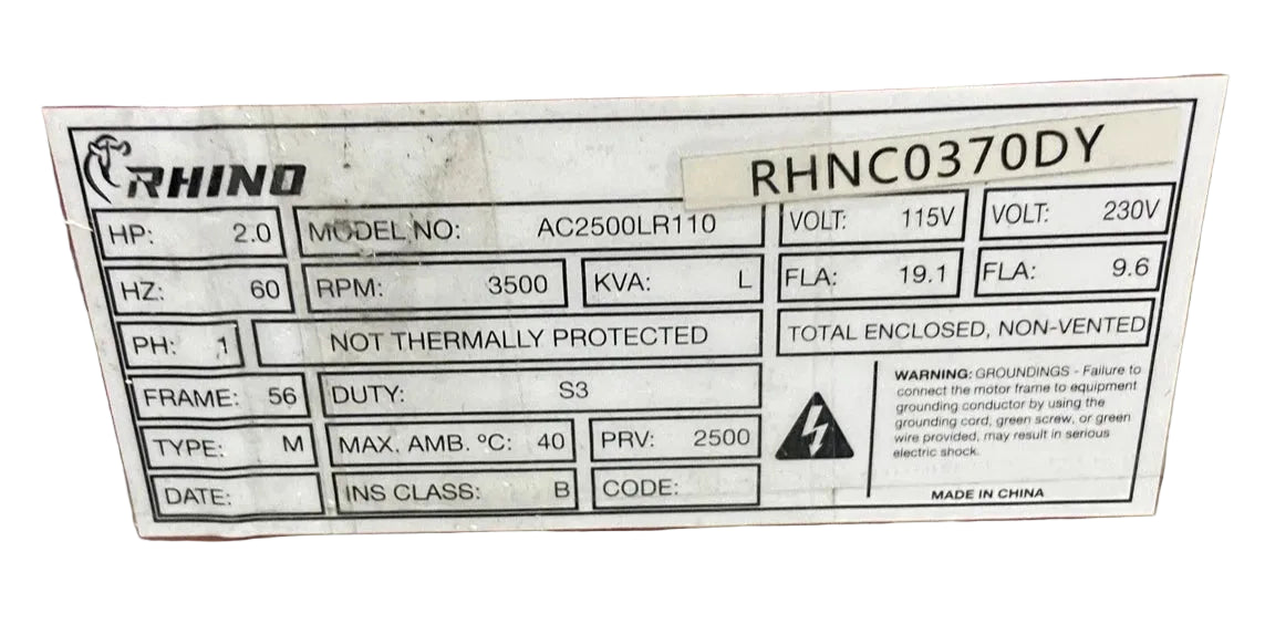 BH-7008-86 SVI Rhino Power Unit 115/208-230V