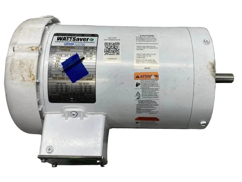 119469.00 Genuine Leeson Washdown Motor 230V