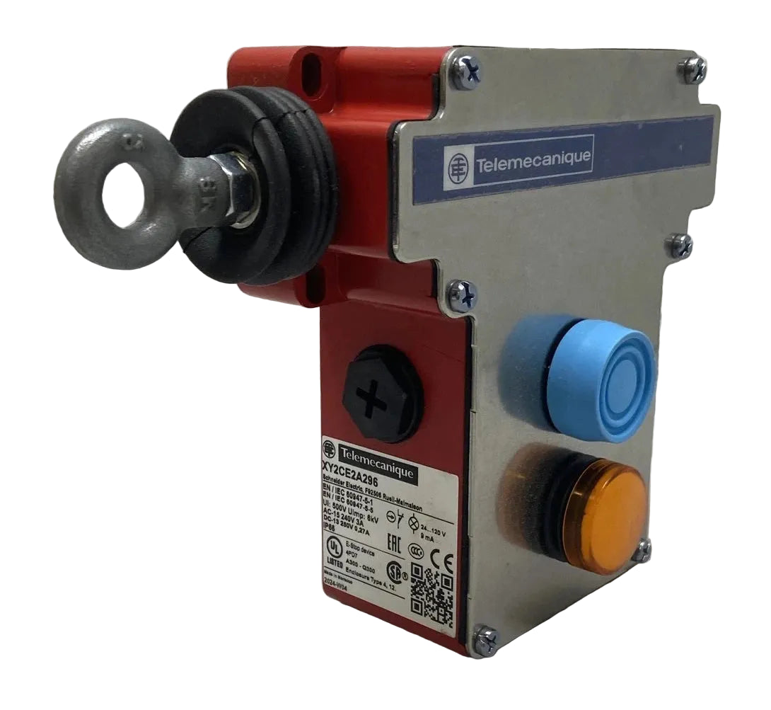 XY2CE2A296 Telemecanique Latching Emergency Stop Rope Pull Switch 240-250V