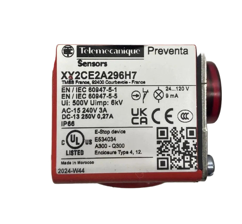XY2CE2A290H7 Telemecanique Latching Emergency Stop Rope Pull Switch 240-250V
