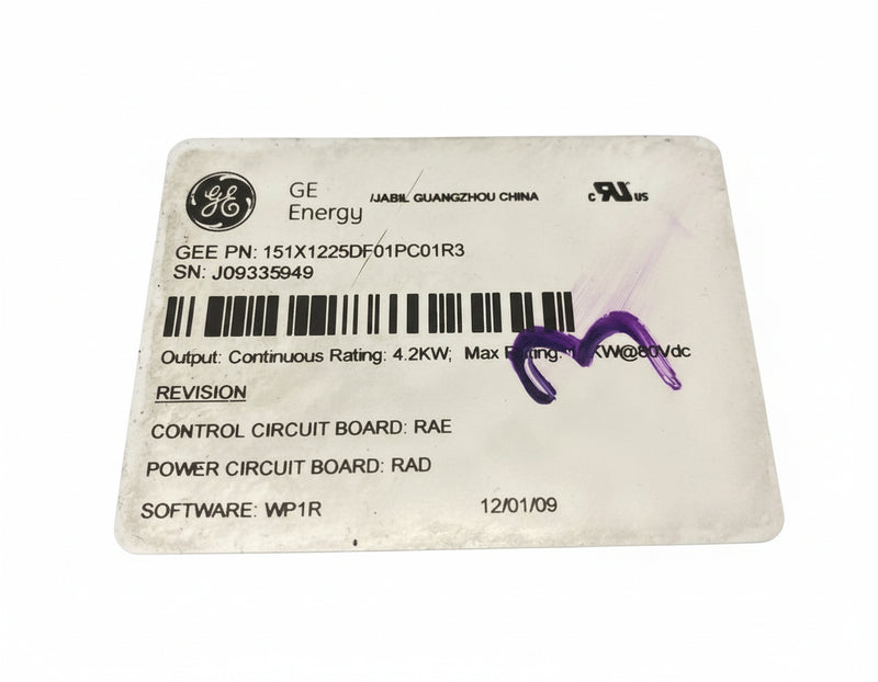 151X1225DF01PC01R3 General Electric Power Converter