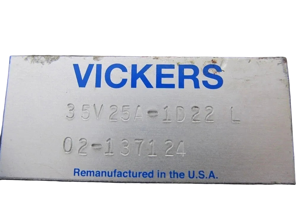 02-137124 Genuine Vickers Hydraulic Vane Pump 35V