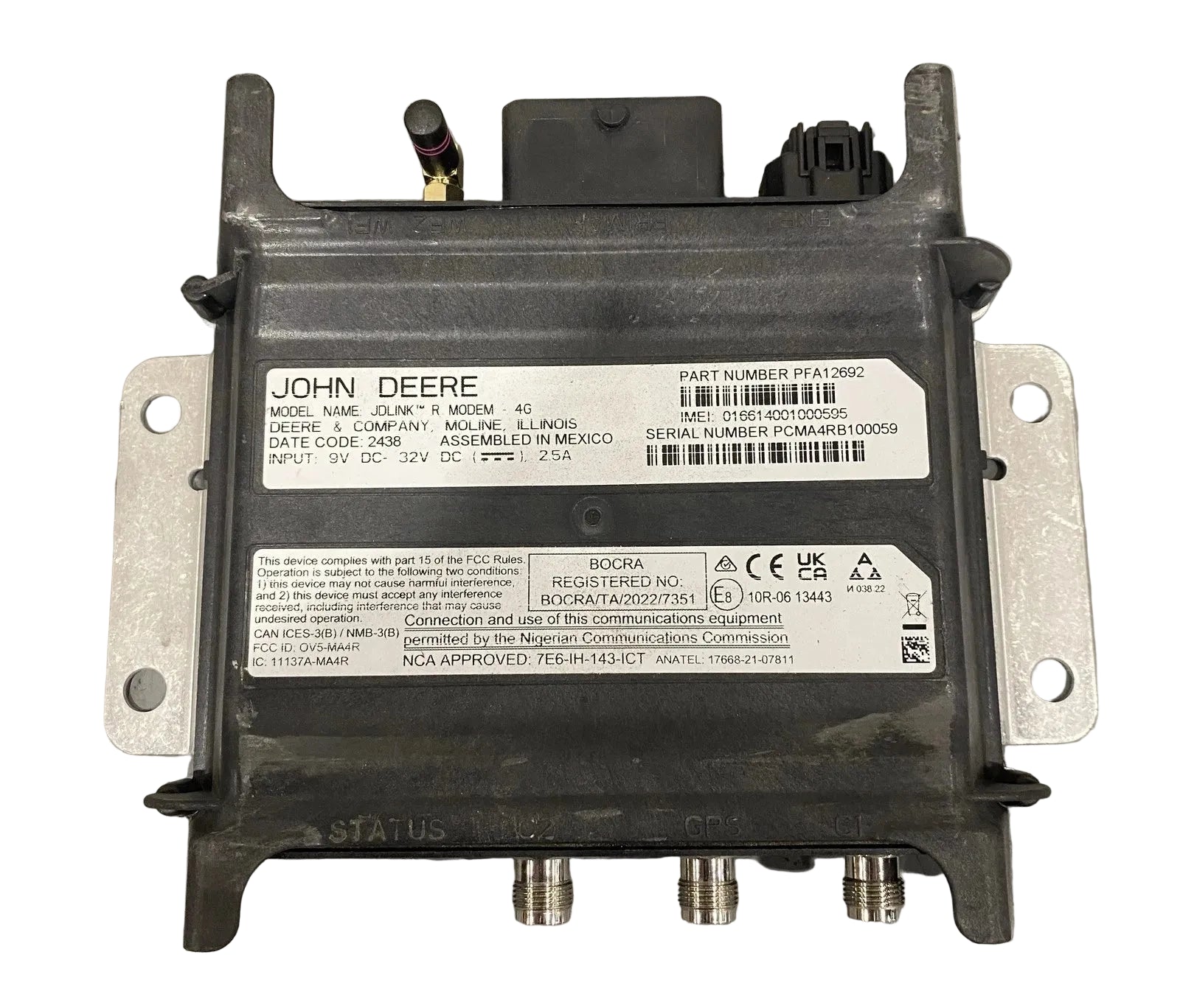 PFA12692 Genuine John Deere ECU Electronic Control Unit