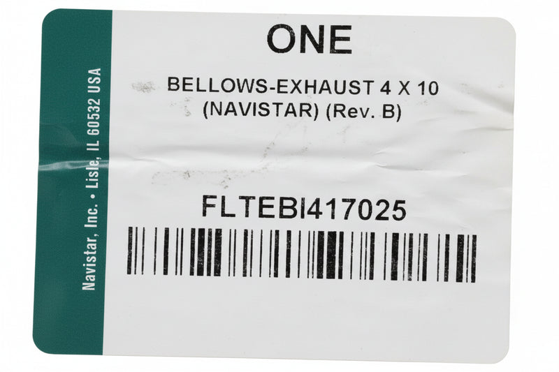 FLTEBI417025 Genuine Fleetrite Flexible Exhaust Bellow