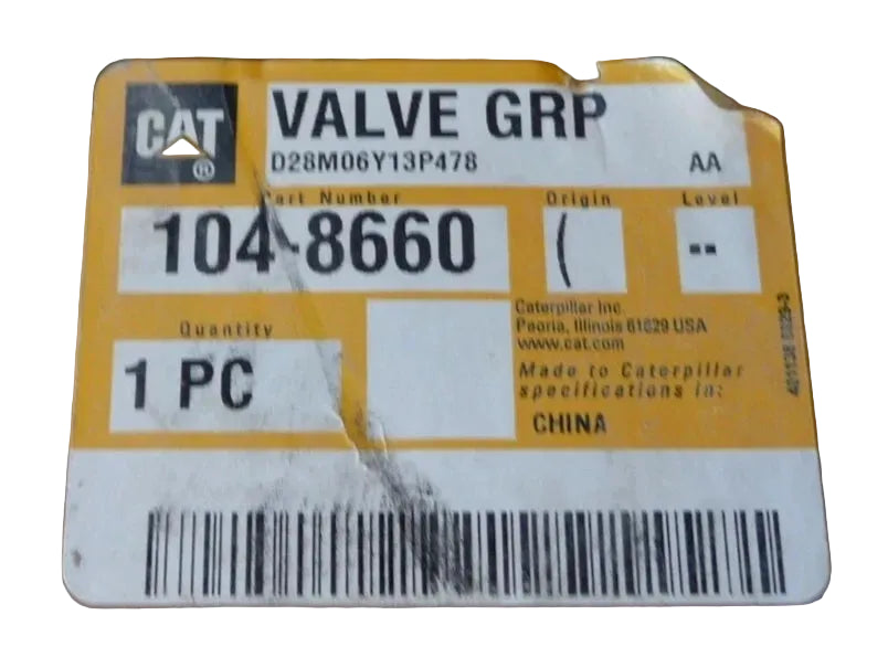 Genuine CAT Hydraulic Bank Valve