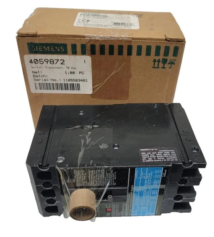 ED63B070L Genuine Siemens Molded Case Circuit Breaker 600V