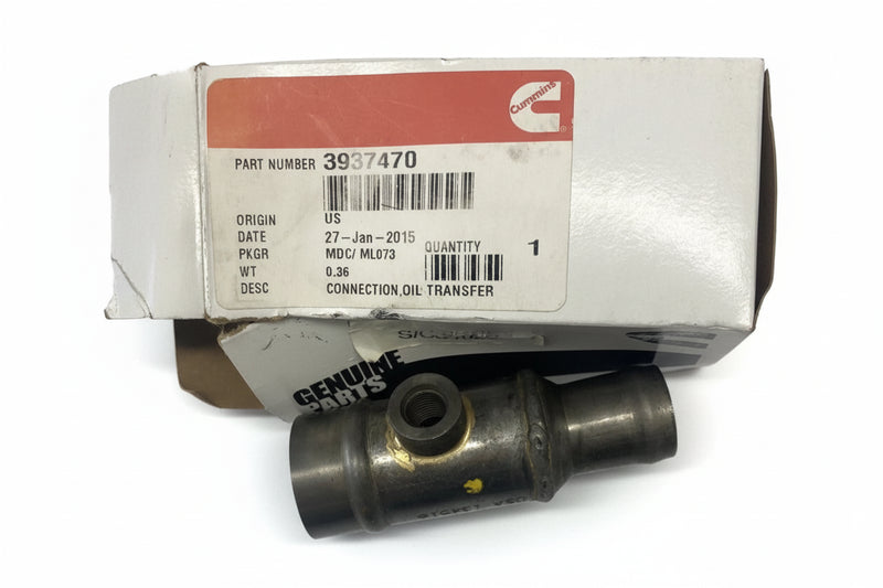 3936787 Genuine Cummins Oil Drain Connection