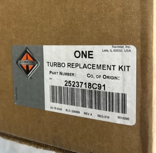 2523718C91 Genuine International Turbocharger Replacement Kit