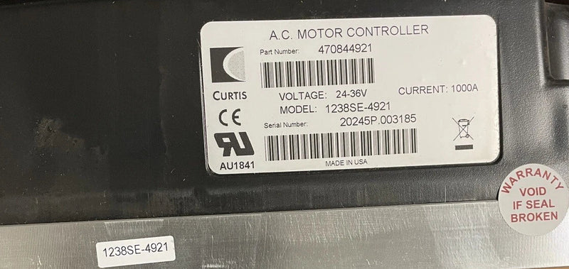 1238SE-4921 Curtis A/C Motor Controller 24-36V