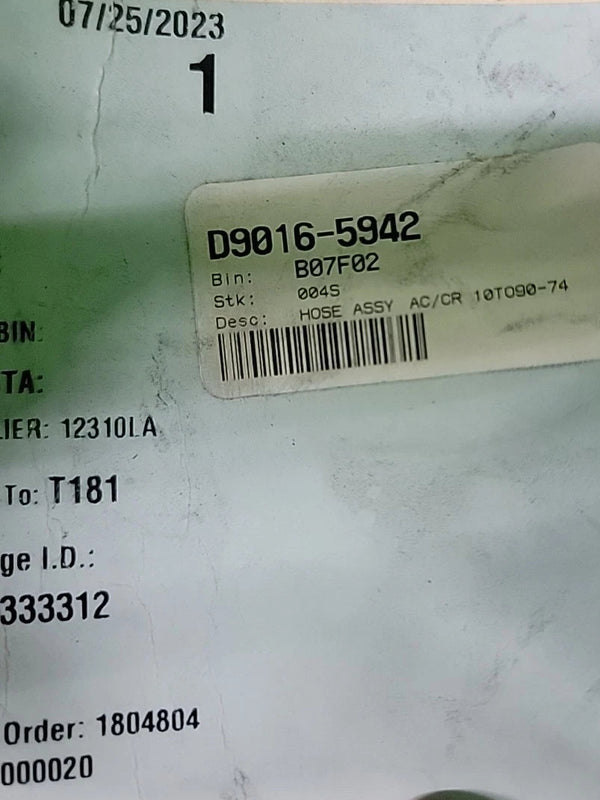 Genuine Paccar Hose Assembly