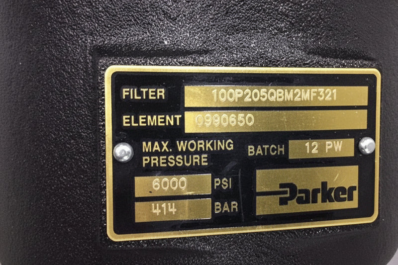 100P205QBM2MF321 Genuine Parker High Pressure Inline Filter