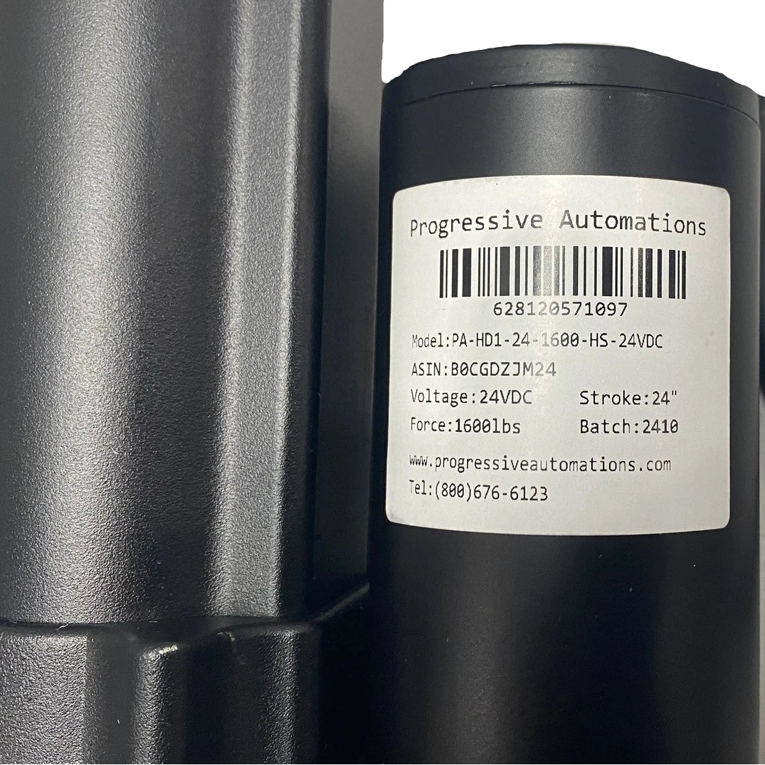 PA-HD1-24-1600-HS-24VDC Progressive Automations Heavy Duty Linear Actuator