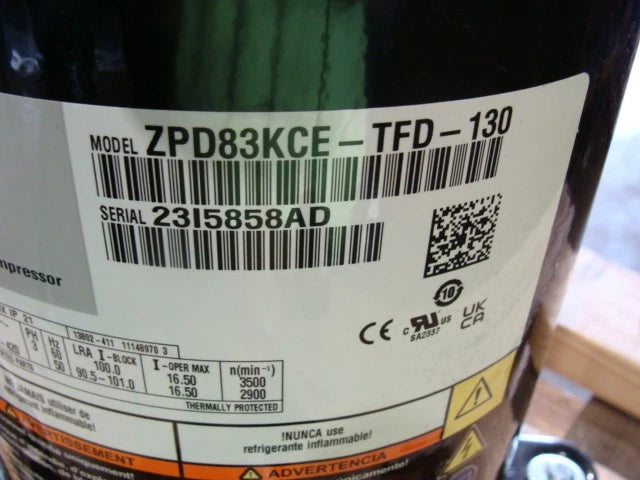 PD83KCETFD130 Genuine Copeland Scroll Compressor