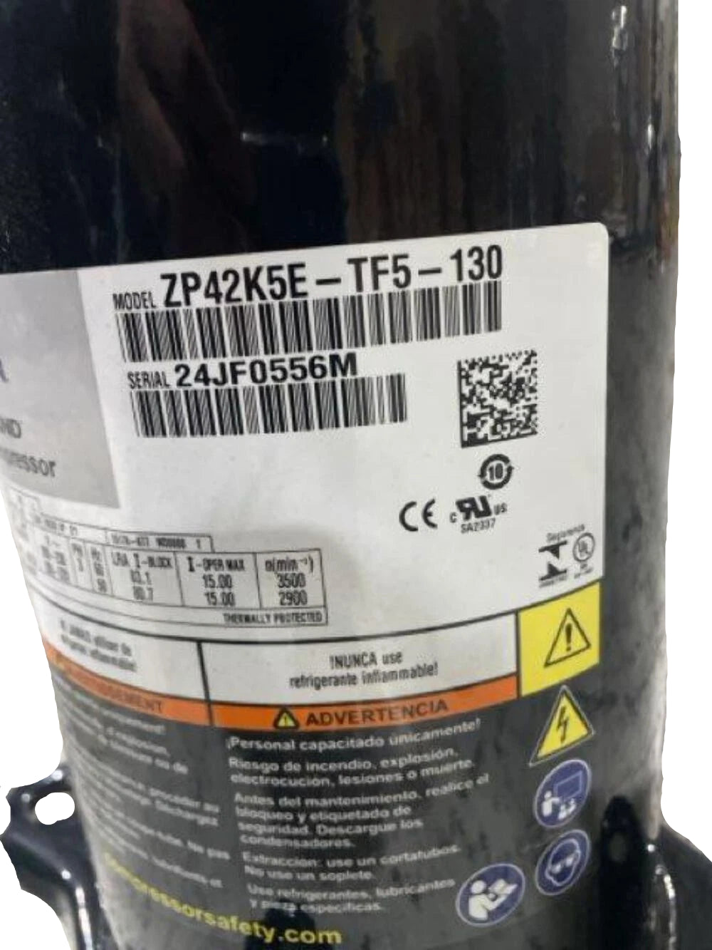 ZP42K5E-TF5-130 Genuine Copeland Scroll Compressor