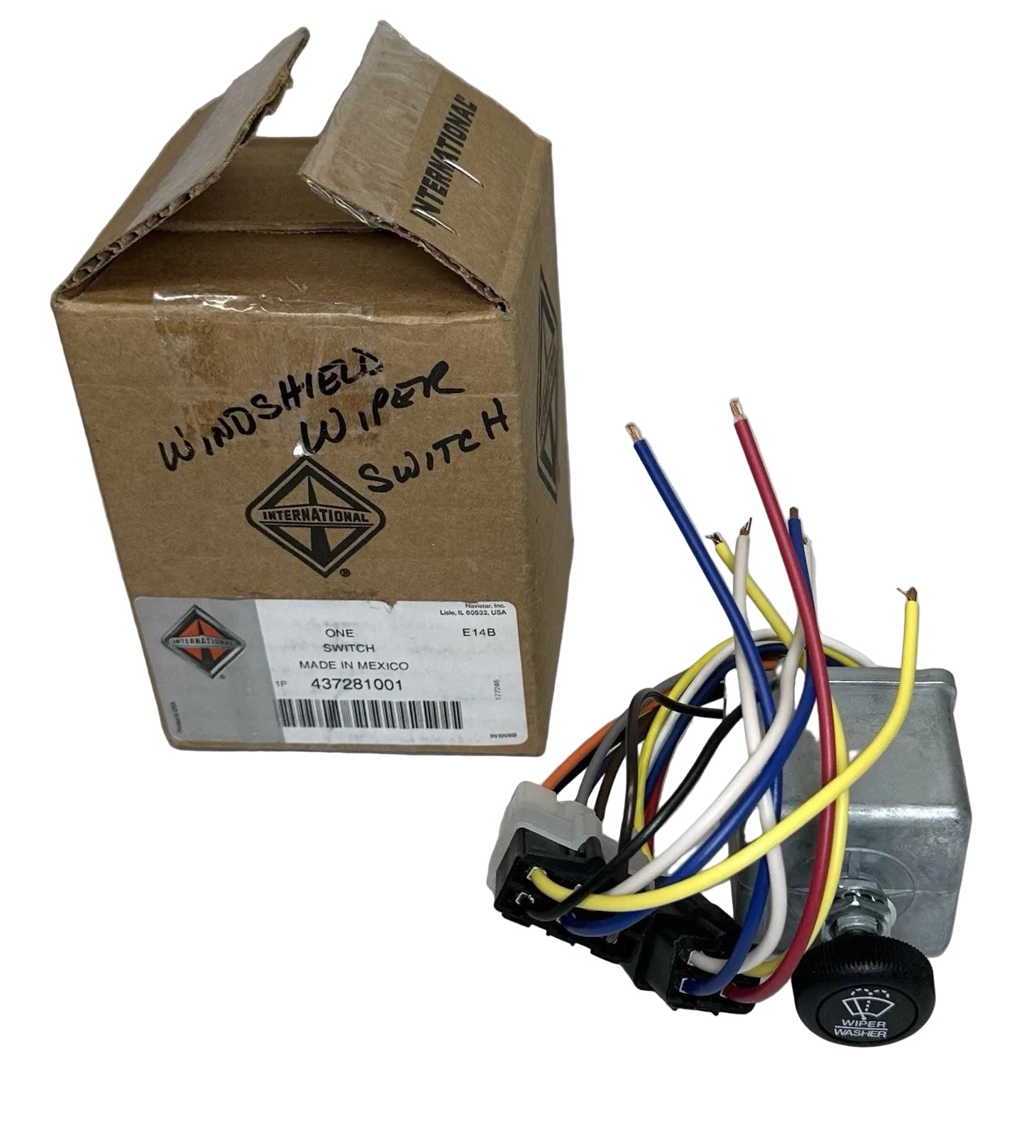 437281001 Genuine International Rotary Wiper Switch