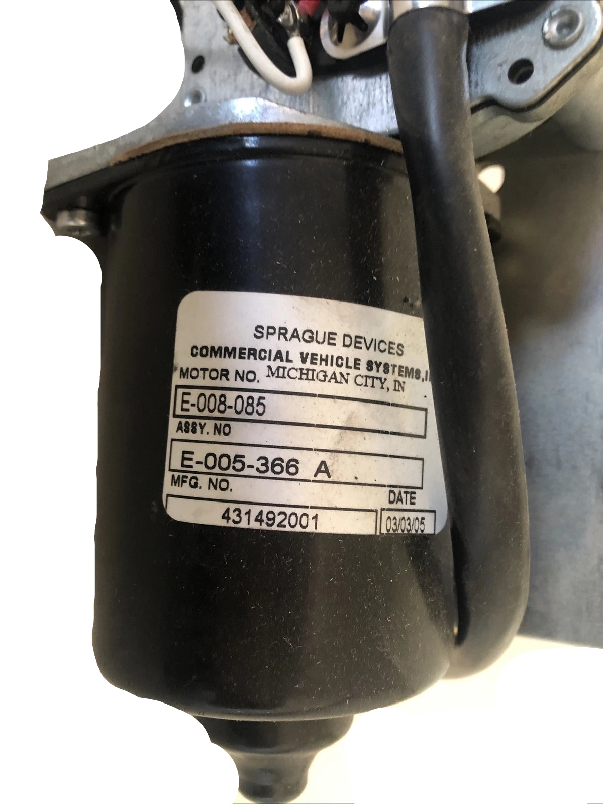 431492001 Genuine International Windshield Wiper Motor