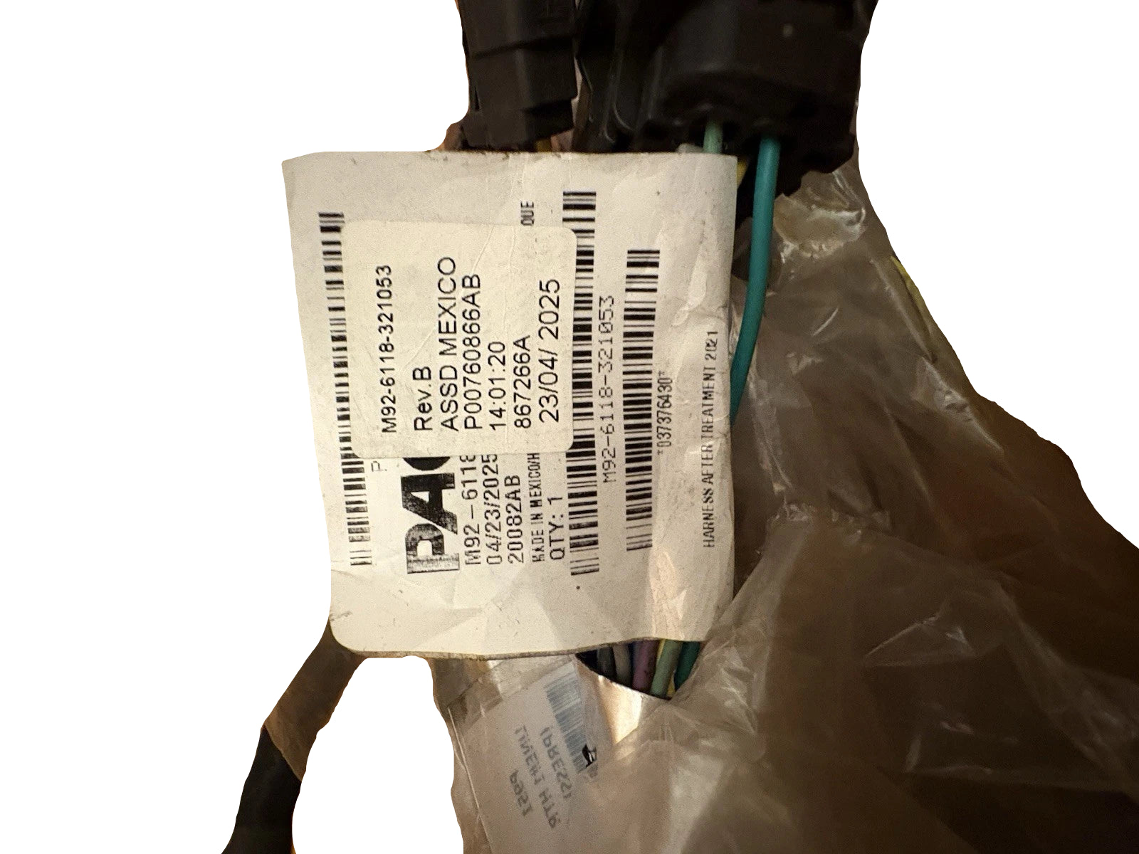 M92-6118-321053 Genuine Paccar Aftertreatment Harness