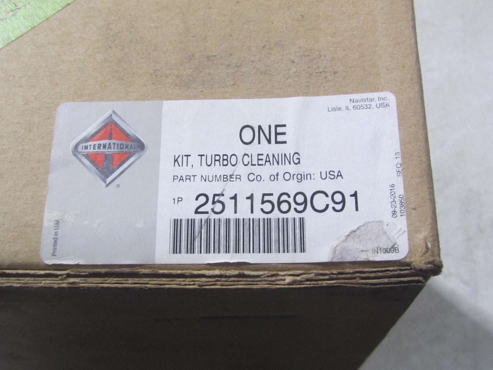 2511569C91 Genuine International Turbo Cleaning Kit MF7