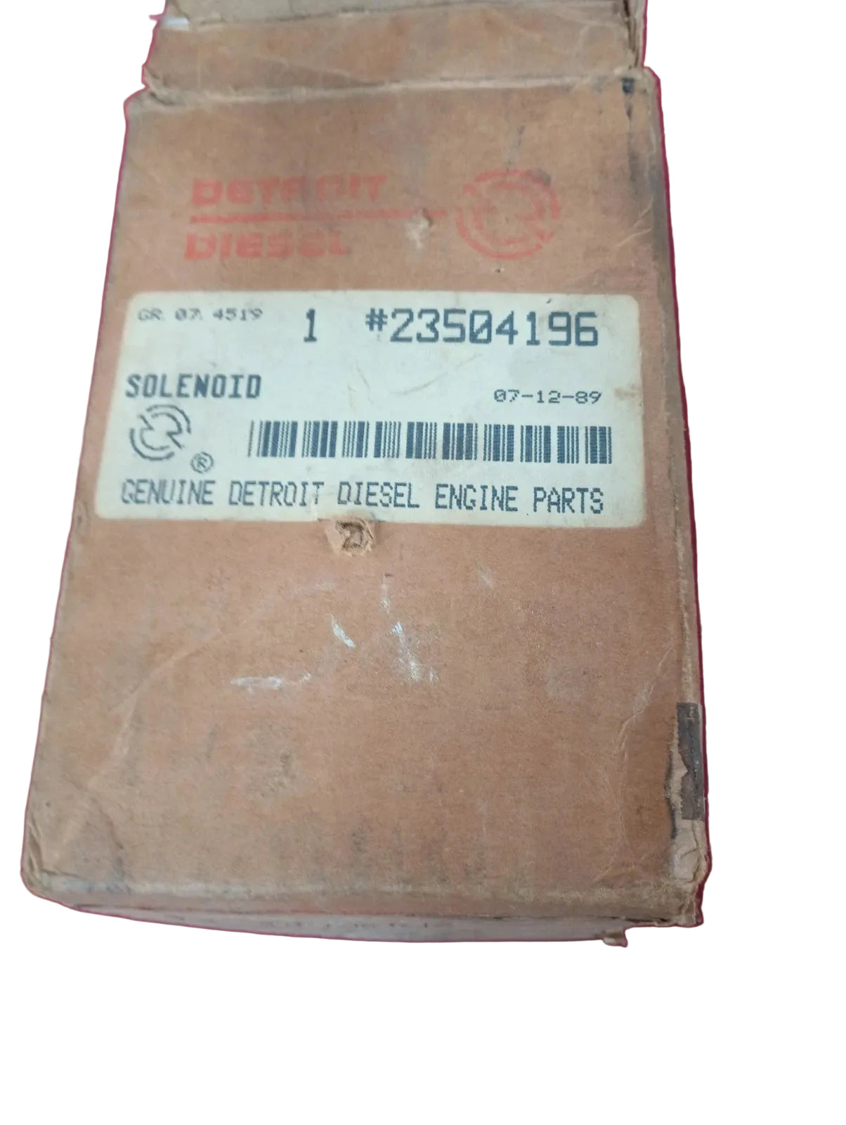23504196 Genuine Detroit Diesel Shutdown Solenoid 12V