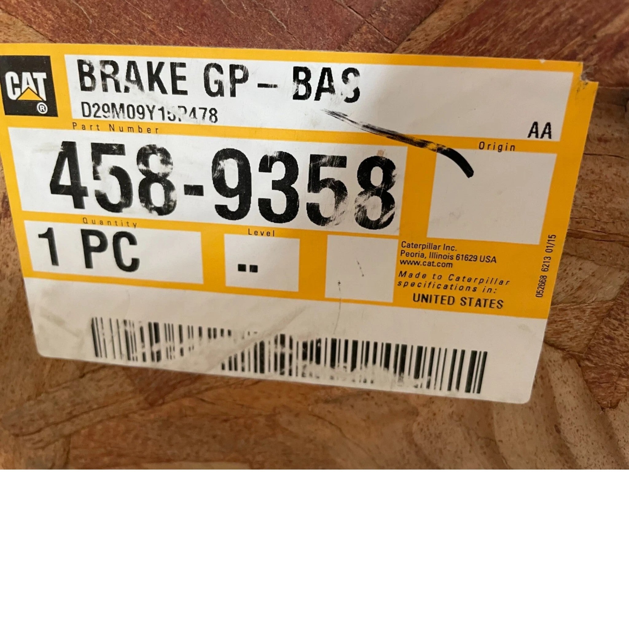 4589358 Genuine Cat Safety Basic Brake