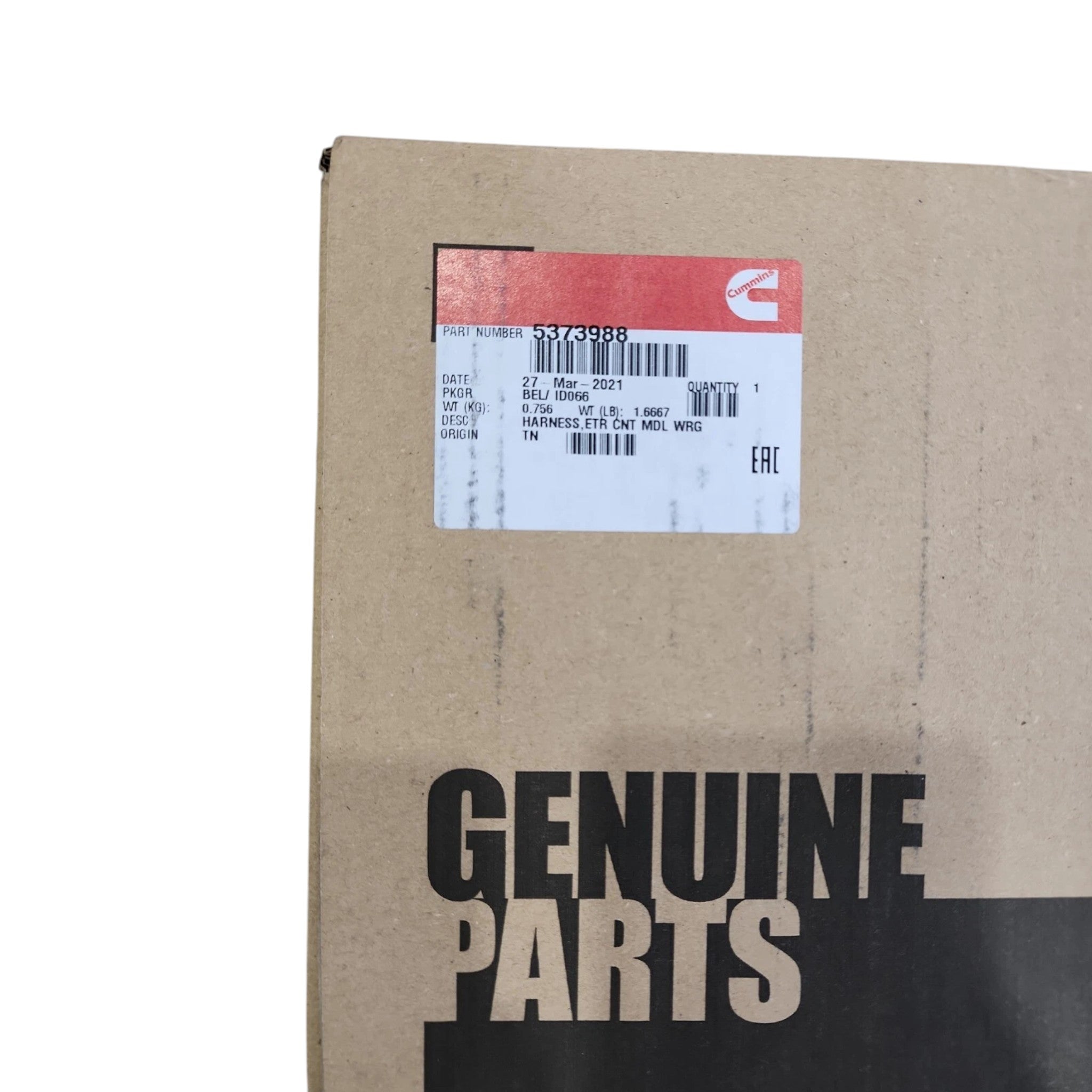 5373988 Genuine Cummins Electronic Control Module Wiring Harness
