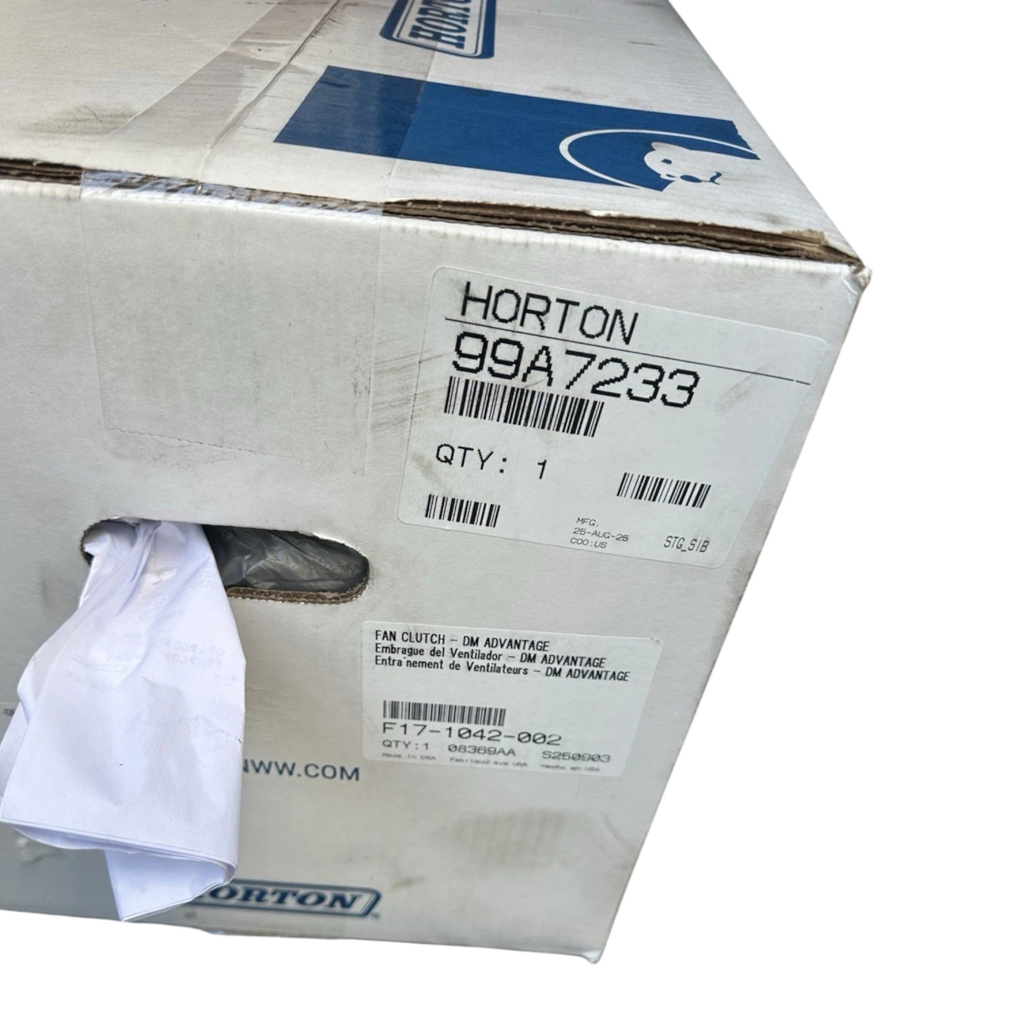 99A7233 Genuine Horton Engine Cooling Fan Clutch