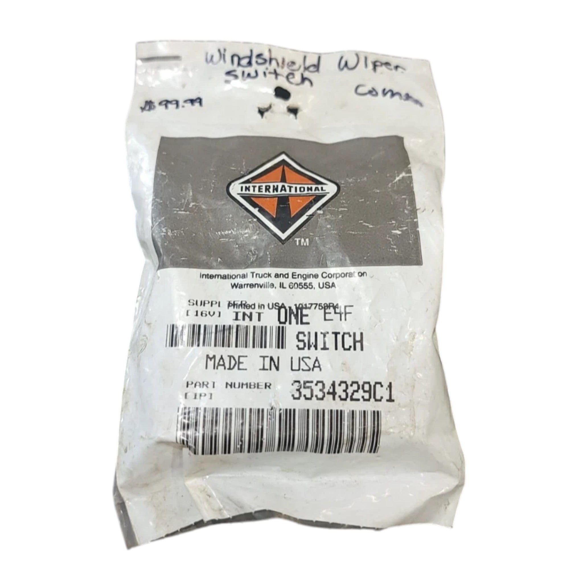 3534329C1 Genuine International Wiper Control Switch