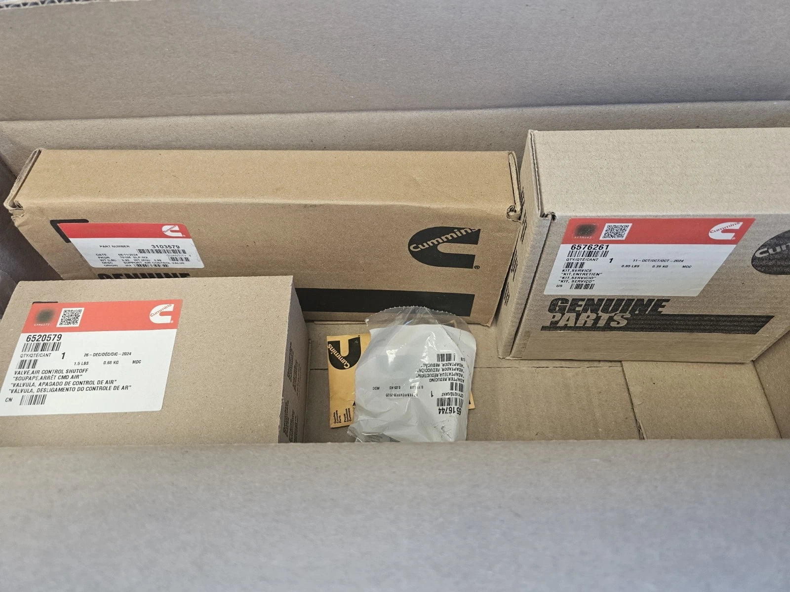 6561865 Genuine Cummins Air Brake Control Valve Kit