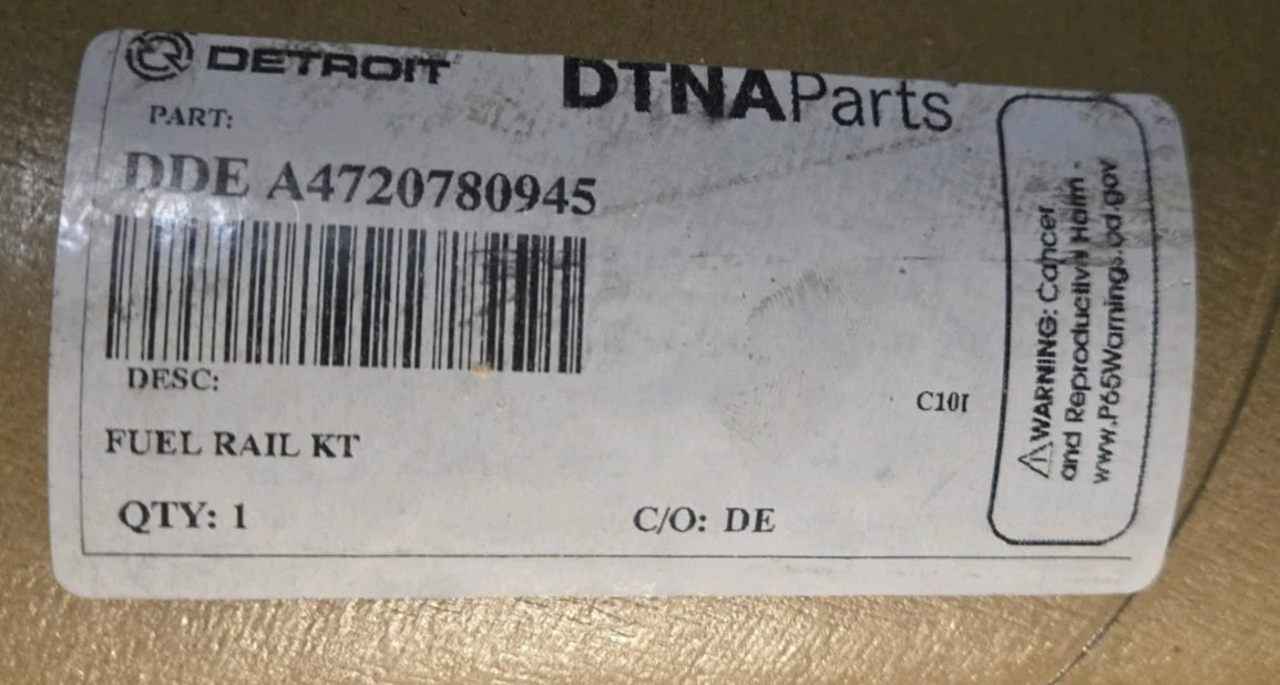MBAA4720780945 A4720780945 Genuine Detroit Diesel Fuel Rail Kit DD15