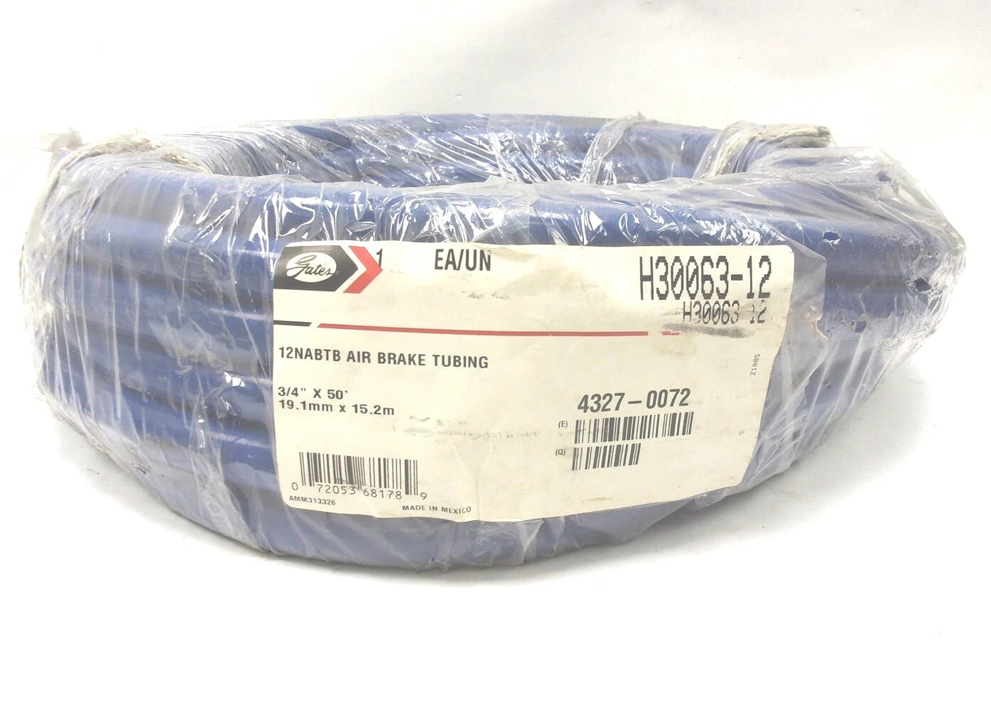 New Gates Blue Hydraulic Nylon Air Brake Tubing 12NABTB 50' X 3/4"