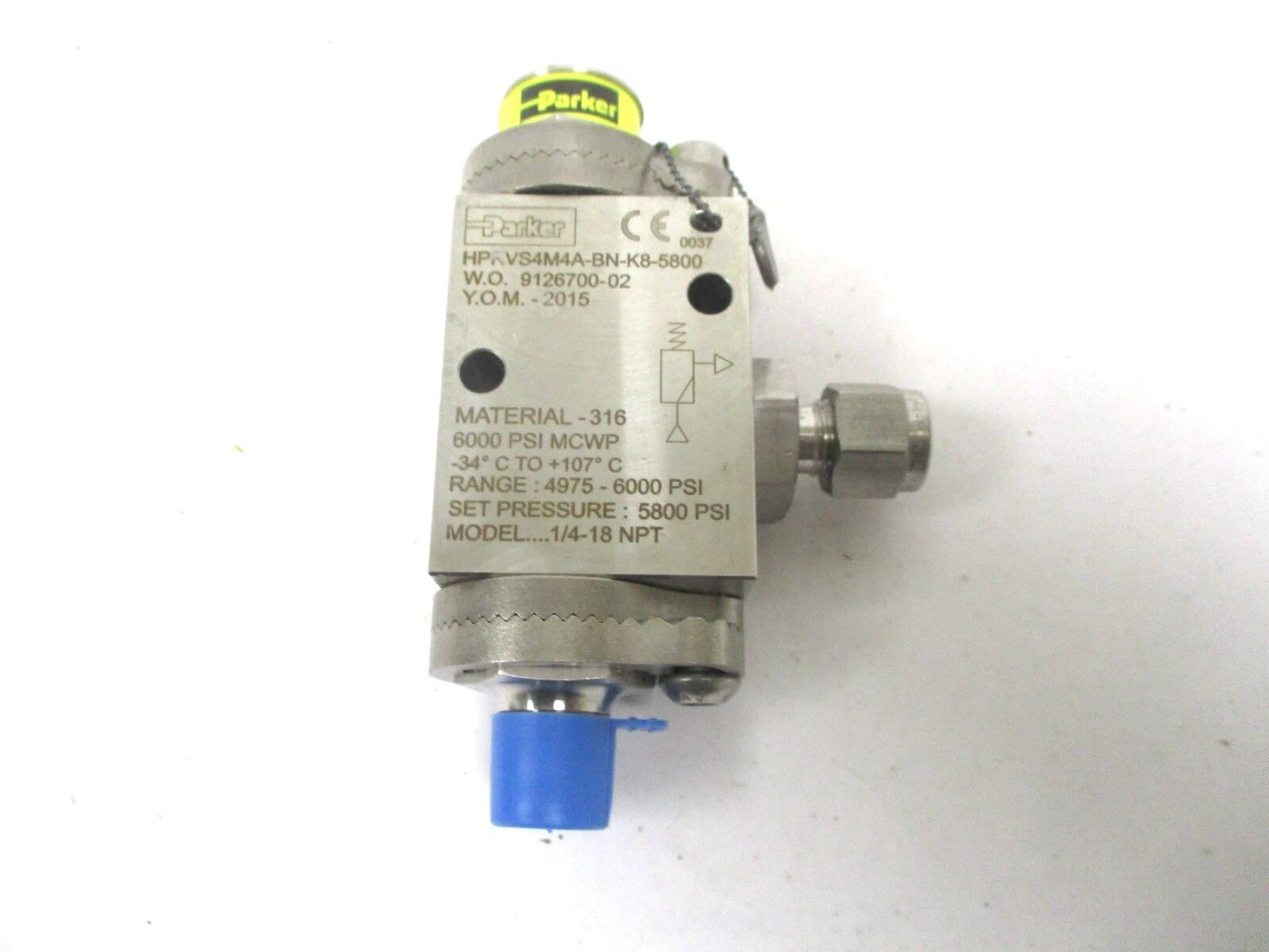 New Parker Proportional Relief Valve High Pressure 5800PSI