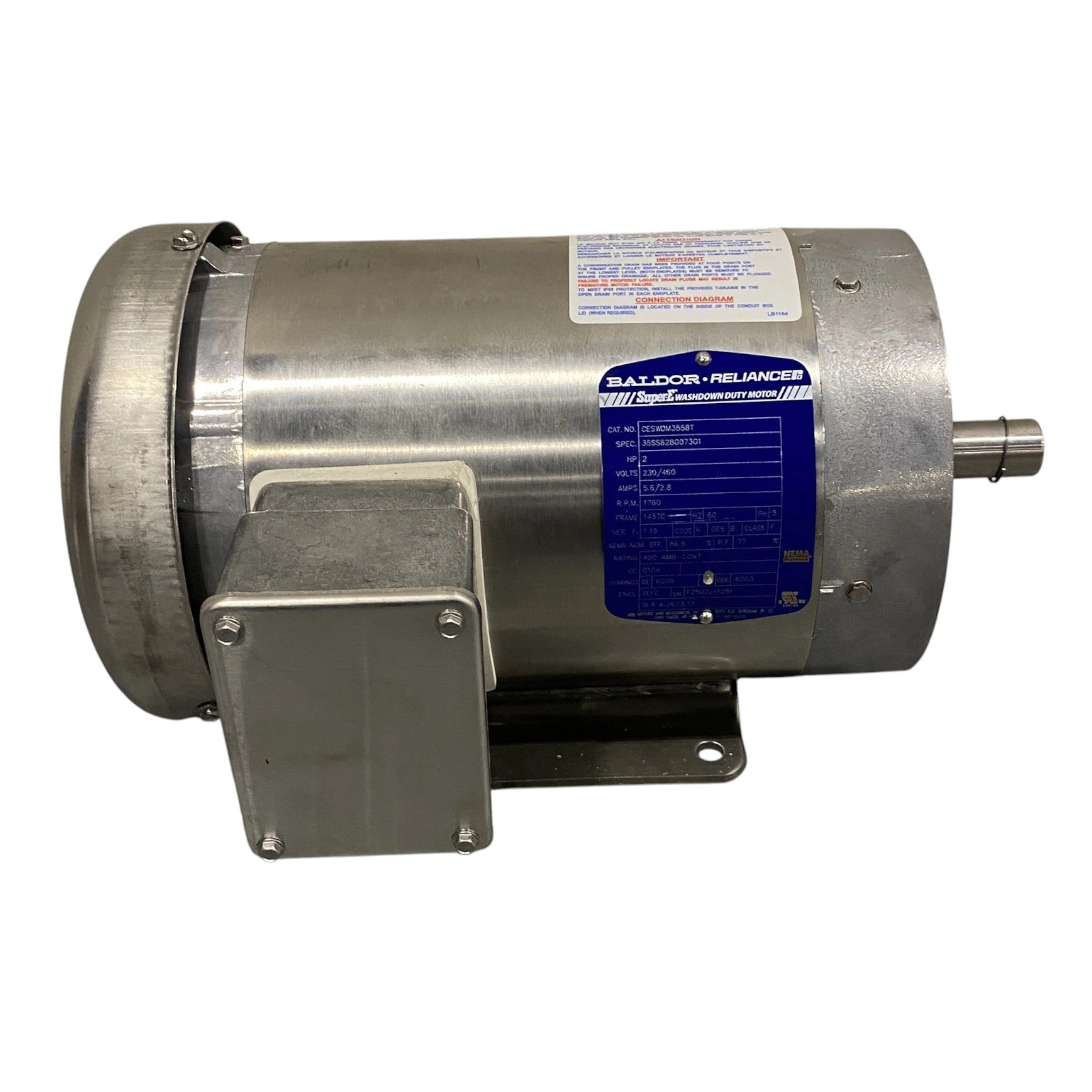 CESWDM3558T Genuine Baldor Electric Motor