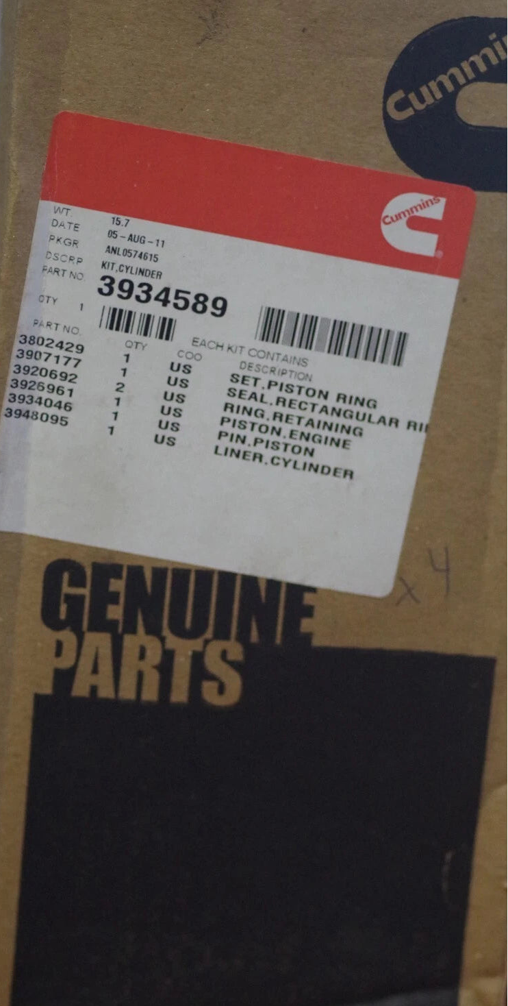3934589 Genuine Cummins Cylinder Kit