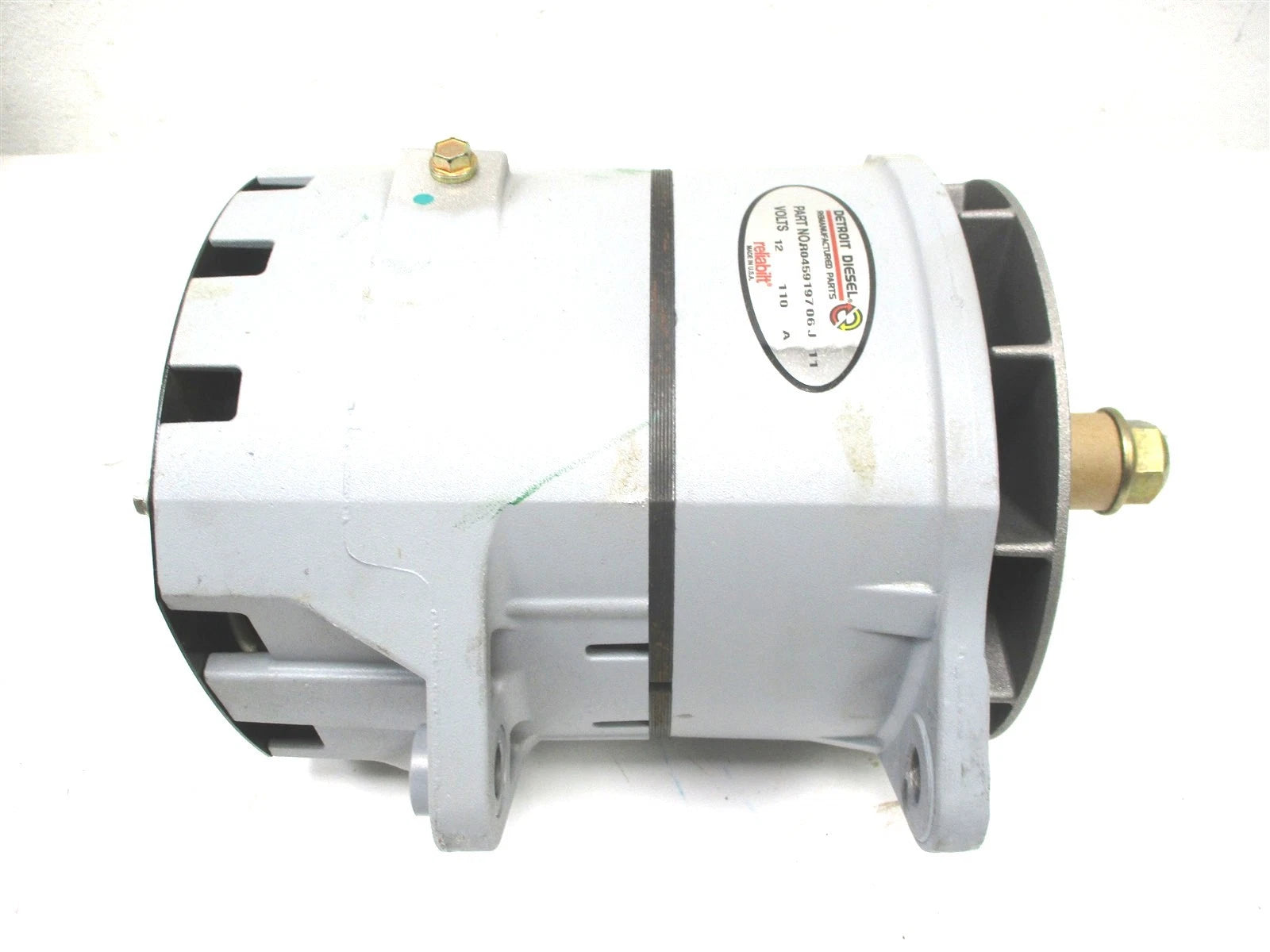 Reman Reliabilt Detroit Diesel 34SI Alternator 12V 110A