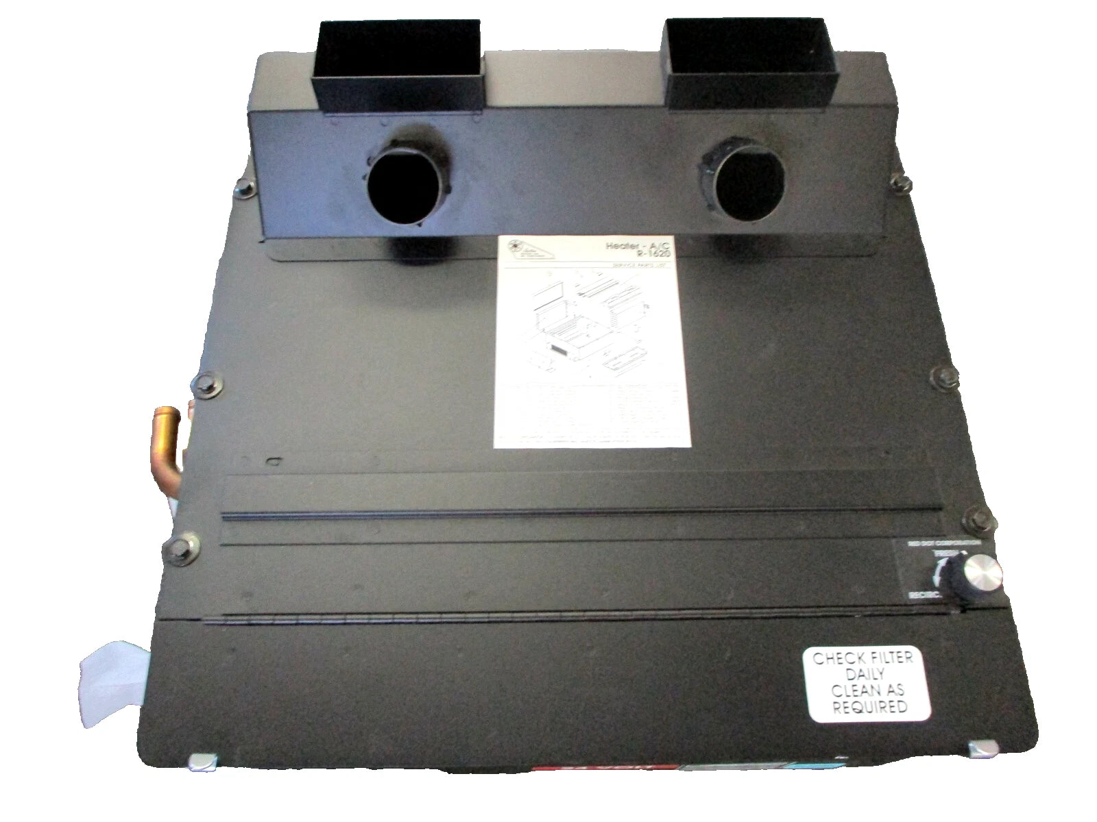 New MEI Airsource Universal Auxiliary HEATER-AC Unit 24V R134a Red Dot