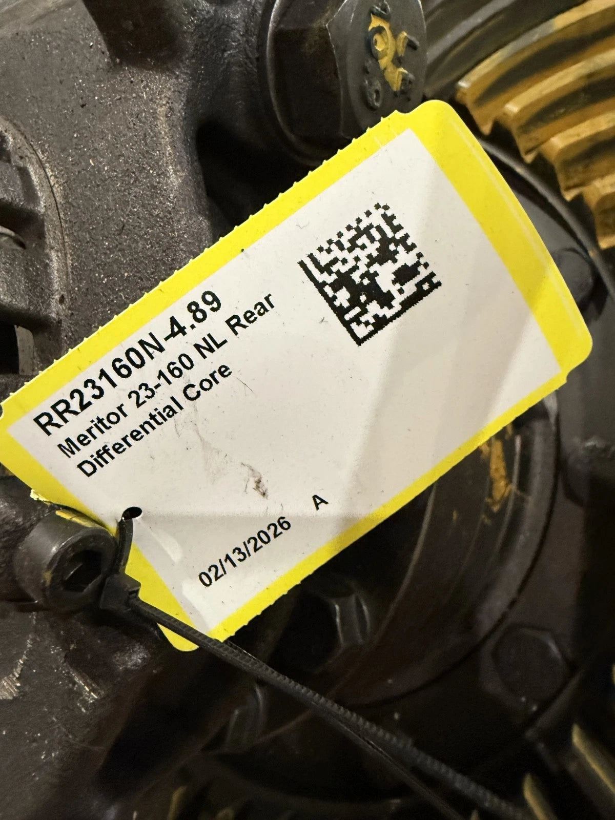 RR23160 489 Meritor Rear Differential